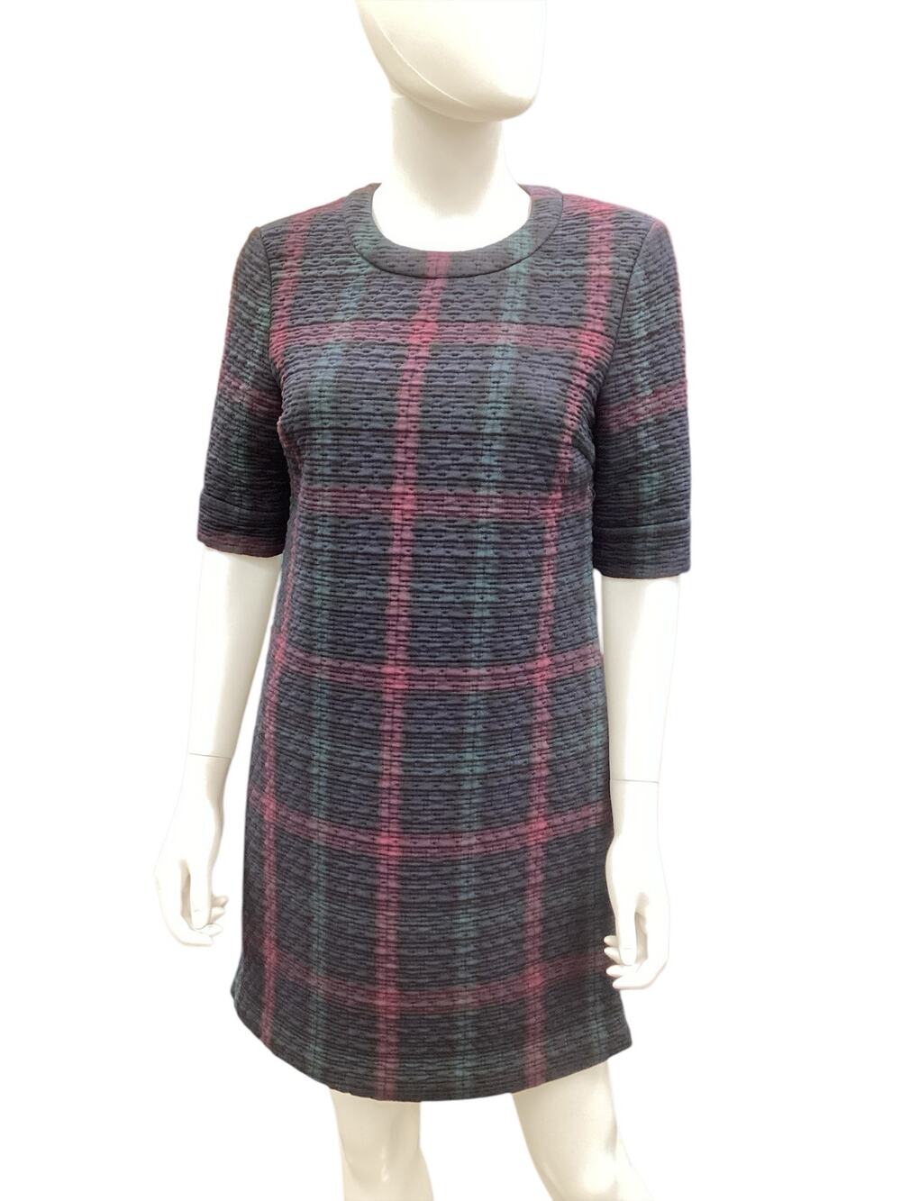 Elizabeth And James Dress Women’s Size S Textured Fabric Multicolor Dark Colors